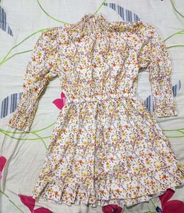 Floral Print Mini Dress