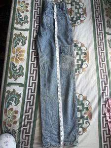 Light Wash Cargo Jeans