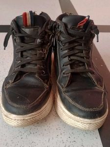 Black High-Top Sneakers