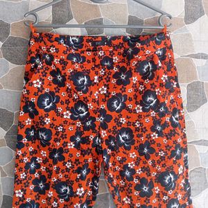 Floral Print Pants