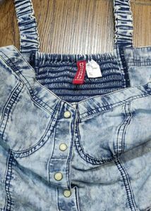 H&amp;M Denim Crop Top