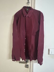 Maroon Full Sleeve Shirt