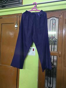 Elegant Purple Kurta Set with Shawl