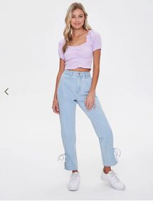 Lavender Fitted Top.