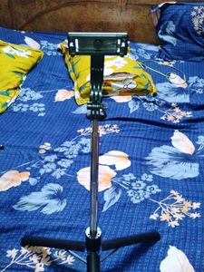 Tripod Selfie Stick Black In Colour
