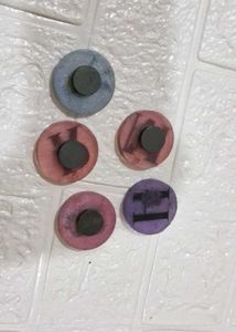 Initial Resin Keychains All 5