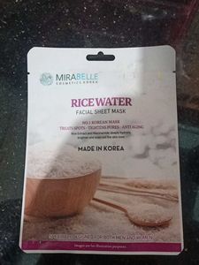 Mirabelle Rice Water Sheet Mask