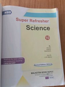 MBD Super Refresher Science - Class 10