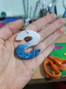 Letter S keychain