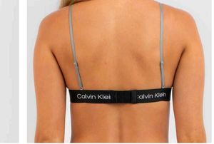 Calvin Klein Grey Bralette With Panty Free