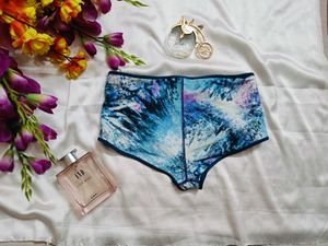 🇳🇿💫💗Blue Abstract Bikini Bottom