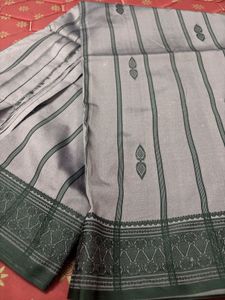 plum silk saree