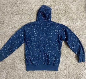 Blue Zip-Up Hoodie