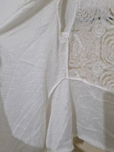 Wool And Lace Shrug