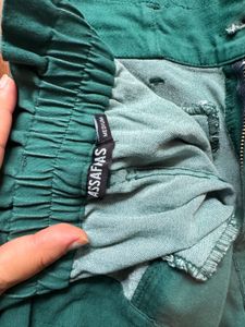Green Casual Pants