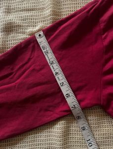 Red Zip Up Pullover