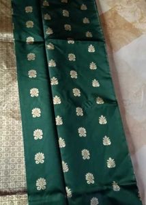 Green Banarasi Dress Material