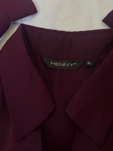 Violet Button-Down Shirt