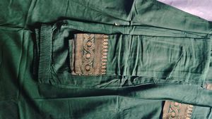 Green Dress Material