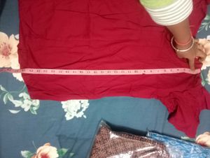 New Reyon Maroon Tshirt Tunics