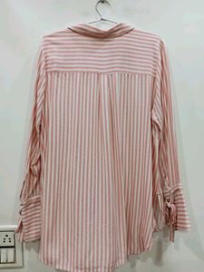 Striped Pink Imported Shirt