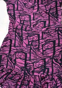 Patterned Mini Dress