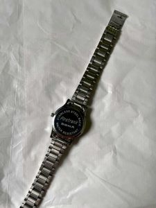 Pink Dial Analog Watch