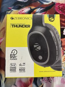 ZEBRONICS WIRELESS THUNDER HEADPHONES