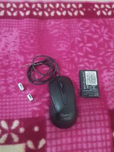 1 Mouse 1 Battery 1 Utg 1 C Type OTG Mouse Working On Attach Usb Cable Battery Working 97 %