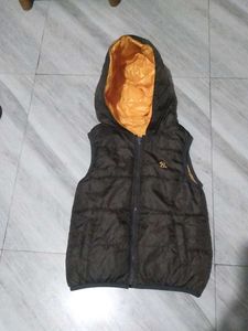 Yellow &amp;Brown Kids Puffer Jacket