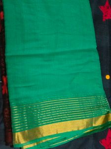 Green & Gold Saree