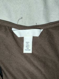 Brown Long Sleeve Top