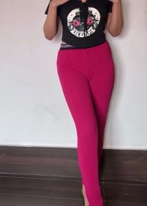 Magenta Active Wear Leggings