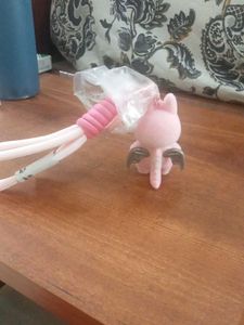 Labubu Pink Keychain