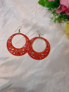 Red Fashion Earrings