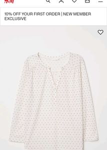 White Polka Dot Blouse