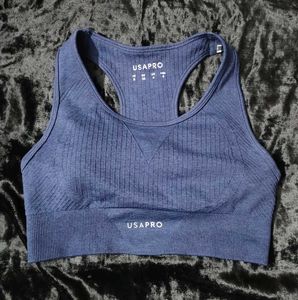 💙 SEAMLESS CROP SPORTS BRA