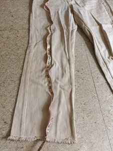Wavelength Beige Jeans