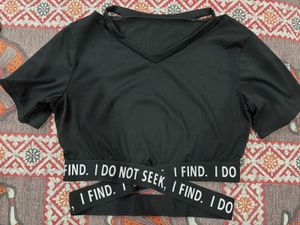 Black Crop Top