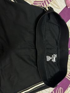 Black Trouse With Side Glittery Strips