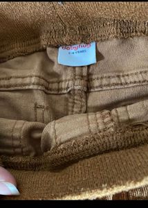 Babyhug Outfit - Corduroy Pants &amp; Palm Print Shirt