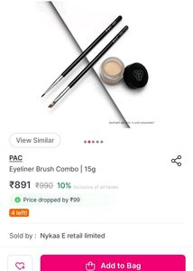 PAC Eyeliner Brush Combo