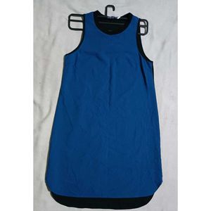 Blue &amp; Black Colour One Piece Dress