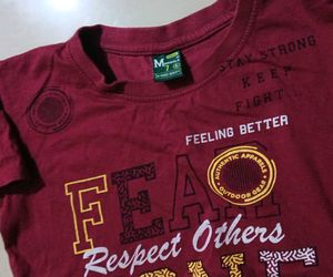 Maroon Graphic Tee