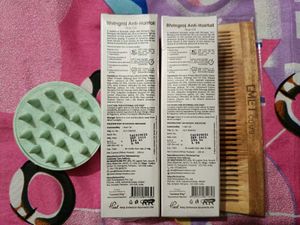 Pack Of 4, Anti Hair Fall Oil, Neem Comb