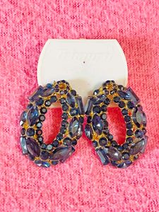 Women&#39;s Nevy Blue Earring Tops