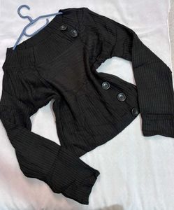 🎁 Buy1 Get1 Free Ribbed Button-Down Sweater G