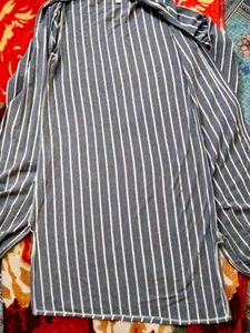 Striped Duster Cardigan