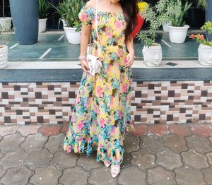 Off Shoulder Maxi Dress