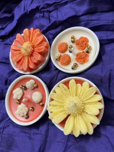 Floral Scented Candles (Set of 4)